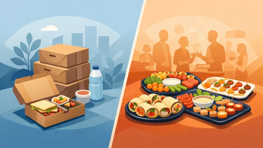 Boxed Lunches Versus Platters for Your Event