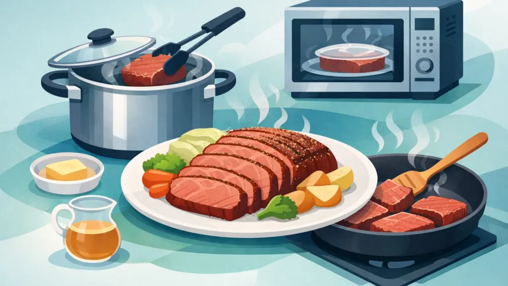 How to Reheat Corned Beef Without Drying It Out