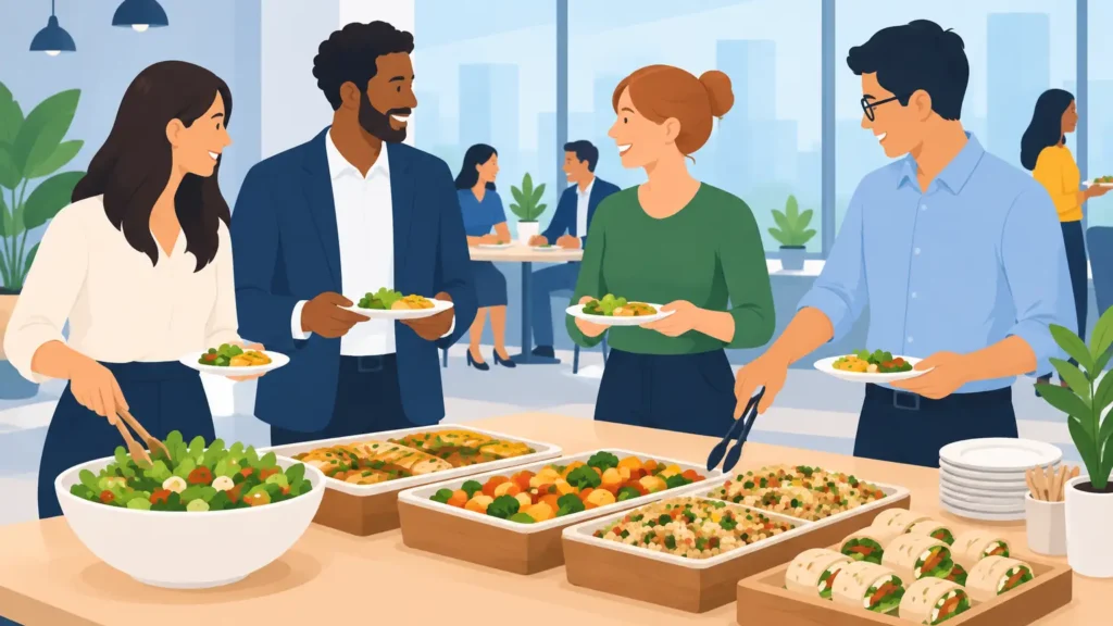 Office Catering Example: A Lunch People Remember
